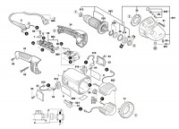 Bosch 3 603 CC6 031 PWS 2000-230 JE Angle Grinder Spare Parts